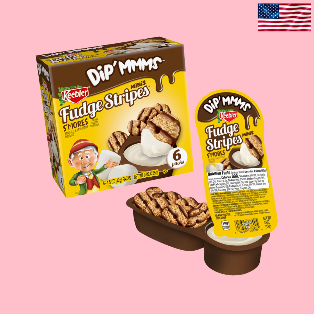 USA Keebler Individual Dip'MMMs Fudge Stripes S'Mores 42g