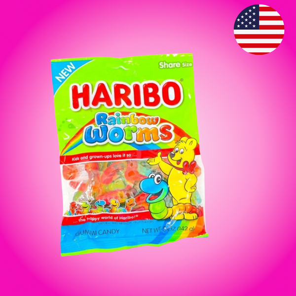 USA Haribo Rainbow Worms 142g
