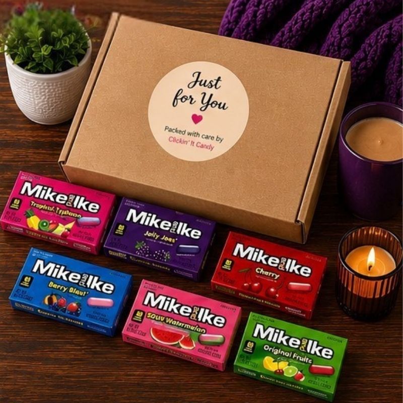 Mike & Ike Changemaker Gift Box – 12 Assorted American Candy Items