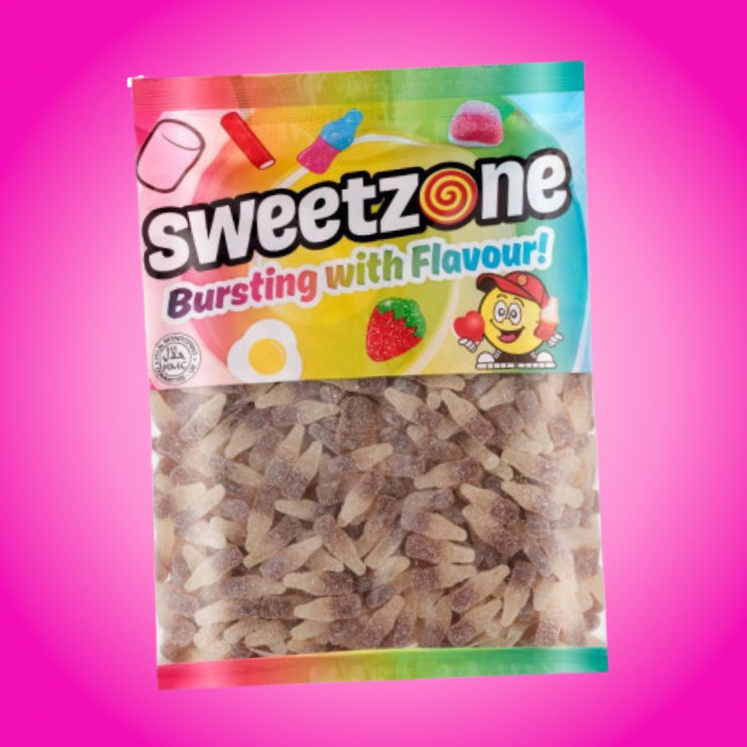 Sweetzone Pick N Mix 1KG Grab Bag - Fizzy Cola Bottles