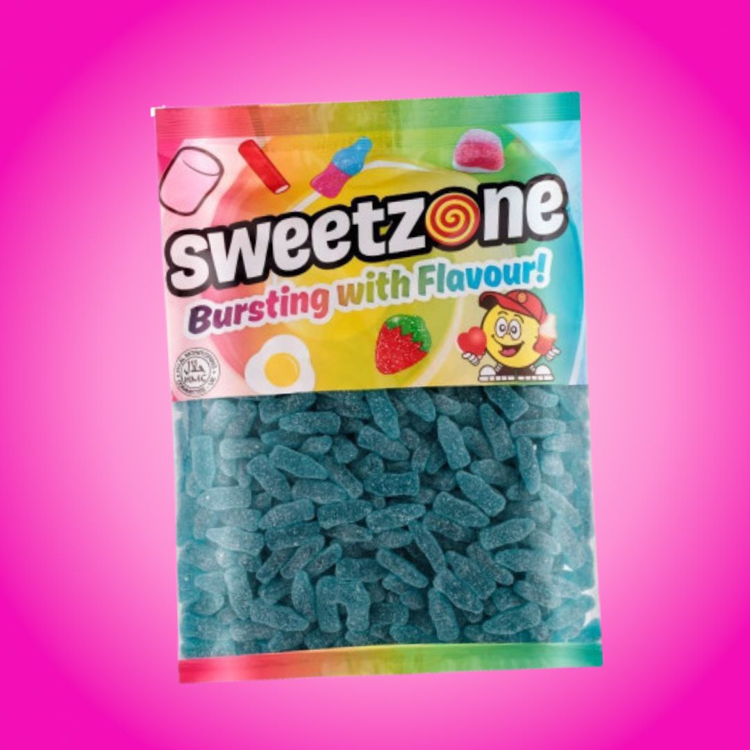 Sweetzone 1KG Grab Bag - Blue Raspberry Bottles