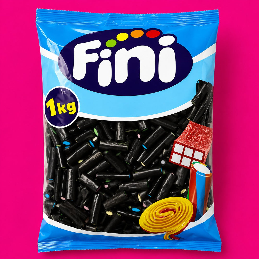 Fini Liquorice Cream Rock 1kg Grab Bag