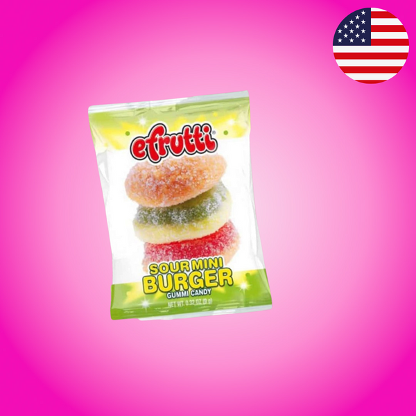 USA E-Frutti Sour Burger Candy 9g
