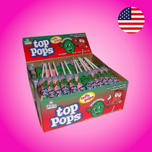 USA Top Pops Watermelon Lollipop 7g