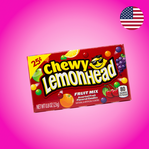 USA Lemonhead Chewy Fruit Mix Candy Ferrara Pan 23g