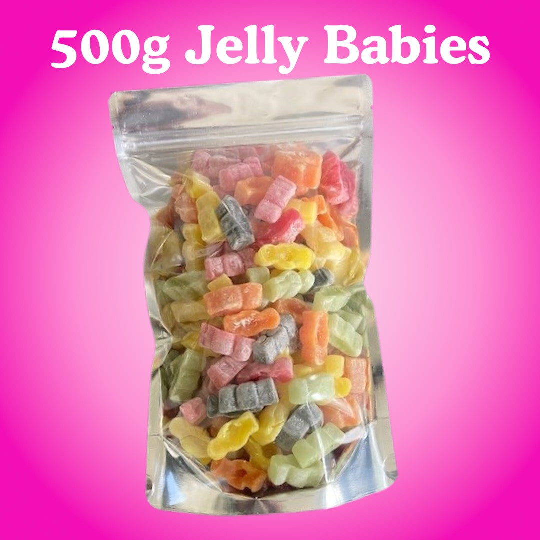 Dusted Jelly Babies 500 gram Grab Bag