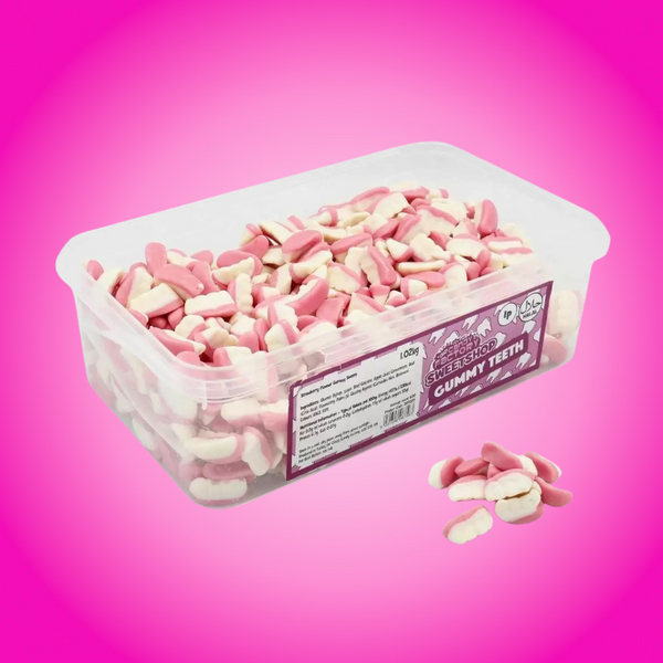 Crazy Candy Factory Pick N Mix 1KG Tub - Gummy Teeth