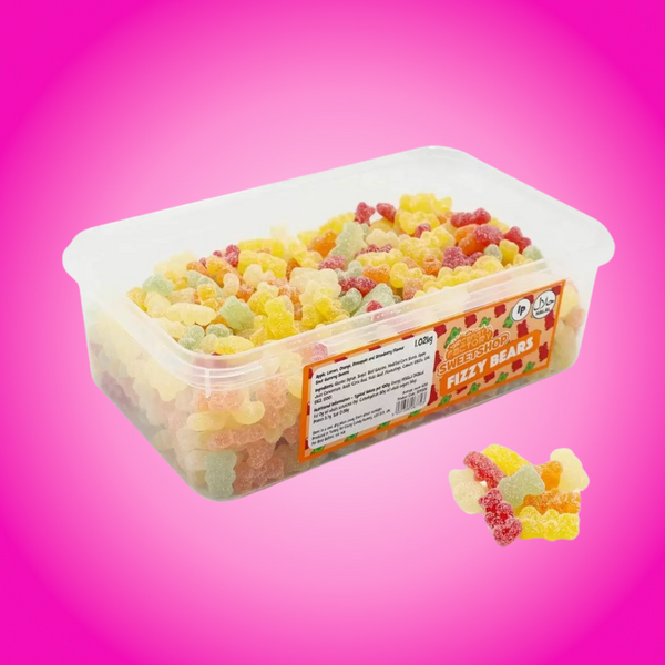 Crazy Candy Factory Pick N Mix 1KG Tub - Fizzy Bears
