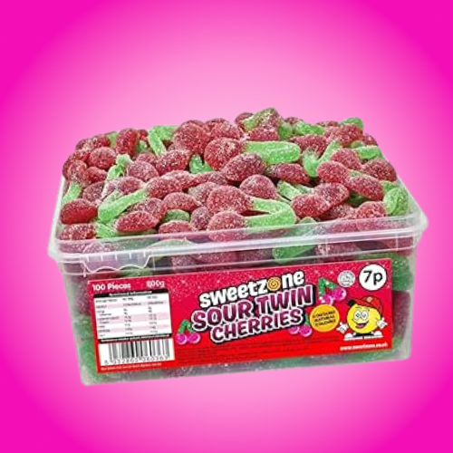 Sweetzone Pick N Mix Tub 805g - Sour Twin Cherries