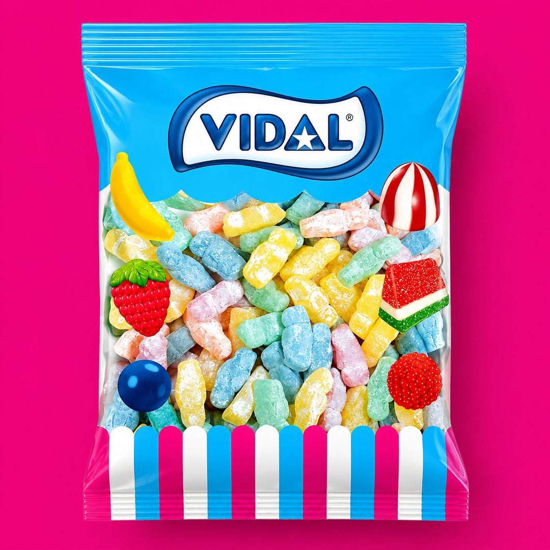 Vidal Dusted Jelly Babies 1KG Grab Bag