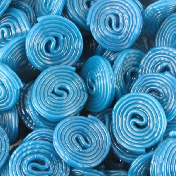 Groovy Sweets Pick N Mix Grab Bag - Blue Raspberry Wheels 250g