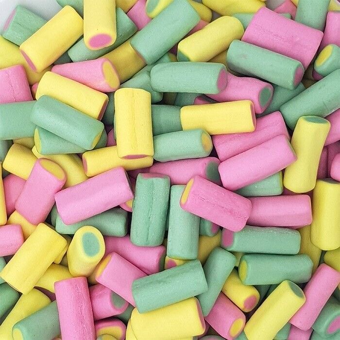 Groovy Sweets Pick N Mix Grab Bag - Rhubarb & Custard Tubes 250g