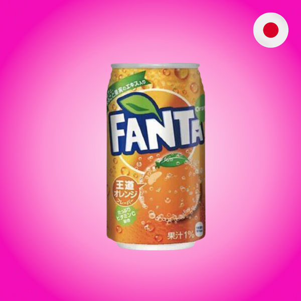 Fanta Orange Soda Can 160ml JAPAN
