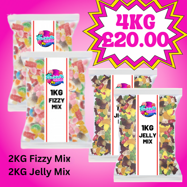 4KG for £20.00 - Fizzy Mix & Jelly Mix