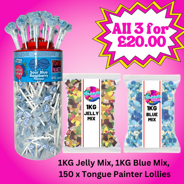 2KG Blue Mix & Jelly Mix + 150 Vidal Loads of Lollies