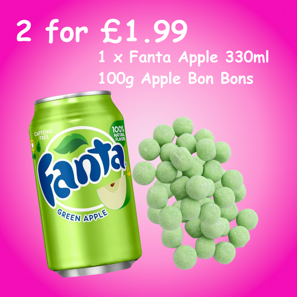 2 for £1.99 Fanta Apple Edition