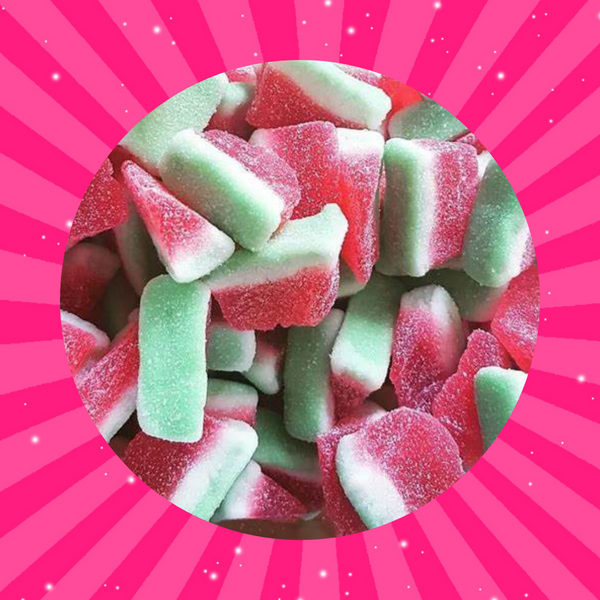Groovy Sweets Pick N Mix Grab Bag - Fizzy Watermelon Slices 250g