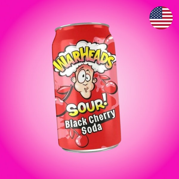USA Warheads Sour Black Cherry Soda 330ml
