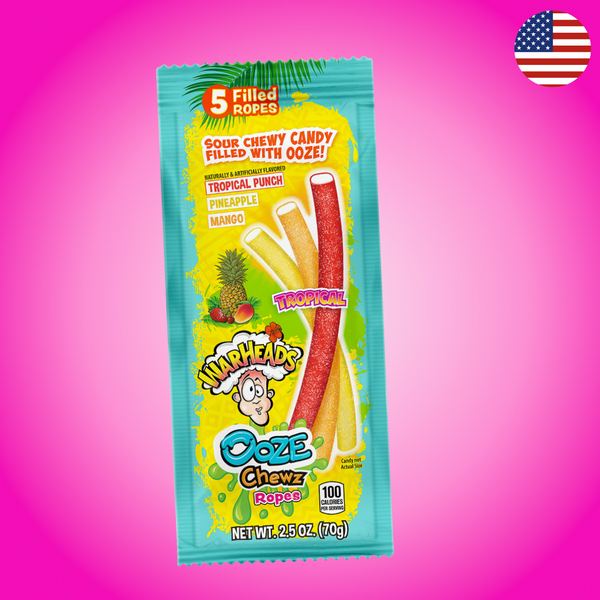 USA Warheads Ooze Chewz Tropical Candy 71g