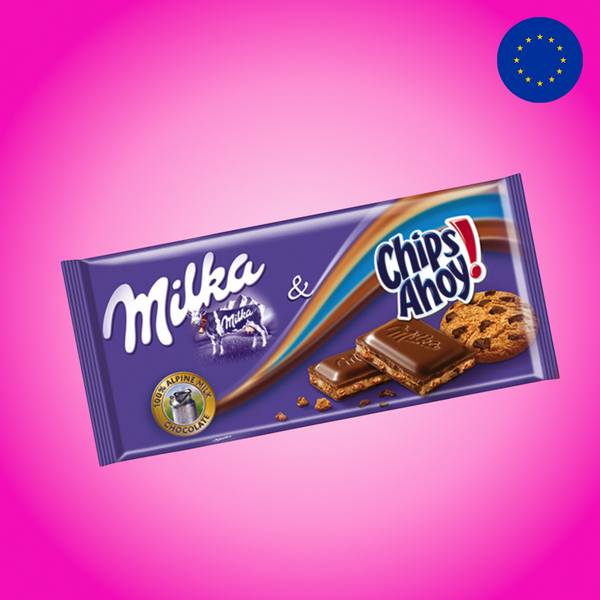 USA Milka Chips Ahoy Chocolate Bar 100g