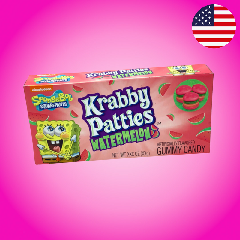USA Krabby Patties Watermelon Spongebob Theatre Box 72g