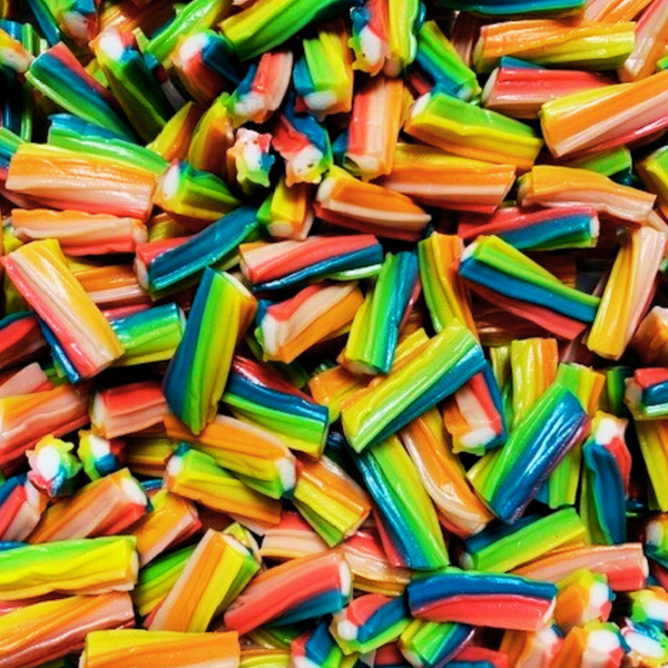 Groovy Sweets Pick N Mix Grab Bag - Rainbow Liquorice Twists 250g
