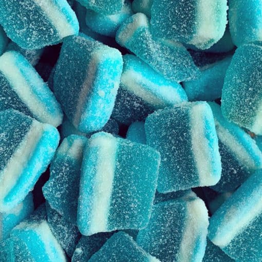Groovy Sweets Pick N Mix 1KG Grab Bag - Fizzy Blue Raspberry Slices