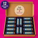Cadbury Boost Chocolate Postal Box - 12 x Cadbury Boost Bars per box