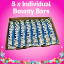 Cadbury Bounty Chocolate Postal Box - 8 x Cadbury Bounty Bars per box
