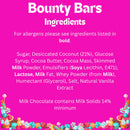 Cadbury Bounty Chocolate Postal Box - 8 x Cadbury Bounty Bars per box