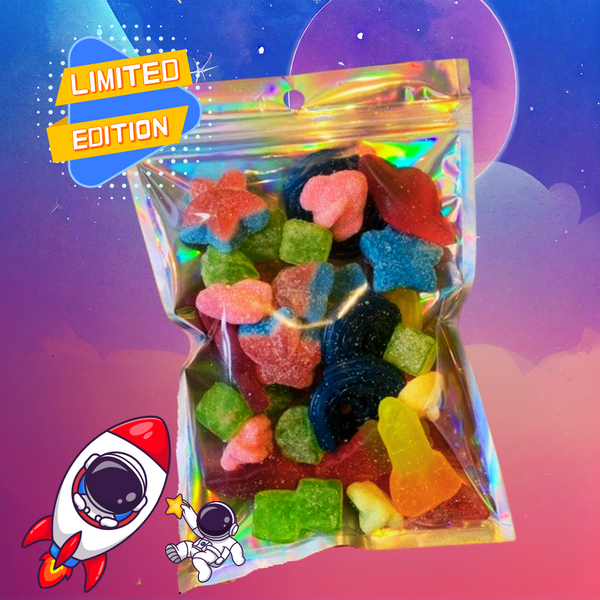 Limited Edition Groovy Sweets Pick N Mix Grab Bag - Space - 250g