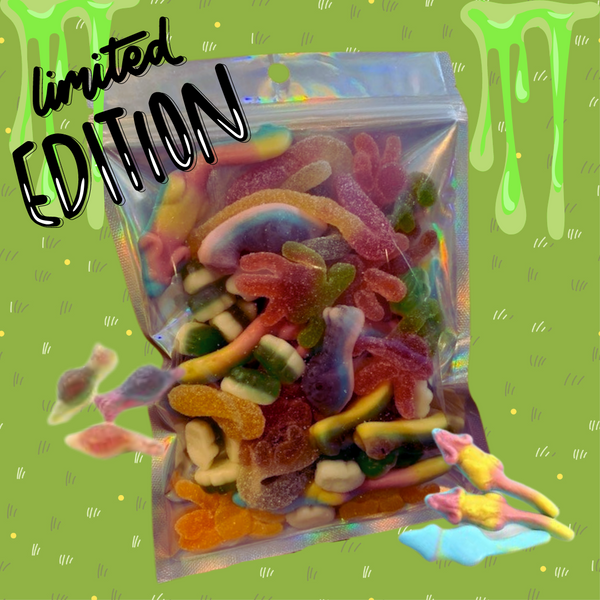 Special Edition Groovy Sweets Pick N Mix Grab Bag - Creepy Crawlies - 250g