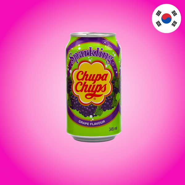 Chupa Chups Grape Soda Drink 345ml (Korea)
