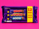 🍫 Cadbury Value Pack – 12 Chocolate Bars