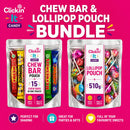 Chew Bar and Lollipop Pouch Bundle