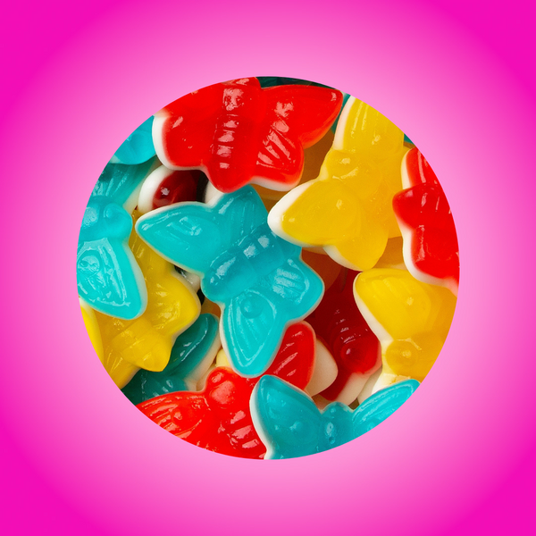 Groovy Sweets Pick N Mix Grab Bag - Jelly Butterflies 250g
