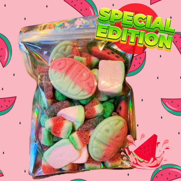 Limited Edition Groovy Sweets Pick N Mix Grab Bag - Watermelon Mix - 250g