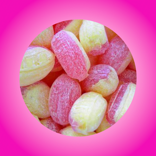 Groovy Sweets Pick N Mix Grab Bag - Traditional Hard Boiled Rhubarb & Custard 250g