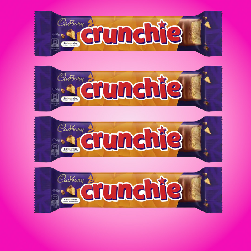4 Pack Cadbury Crunchie Bar