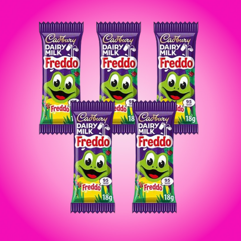 5 Pack Cadbury Chocolate Freddo Bar 18g