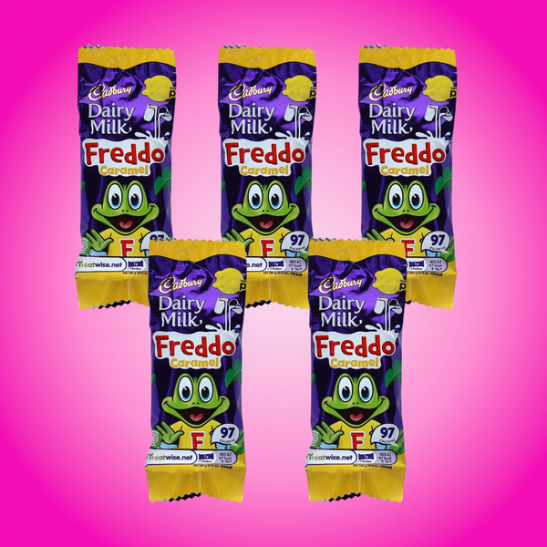 5 Pack Cadbury Chocolate Caramel Freddo Bar