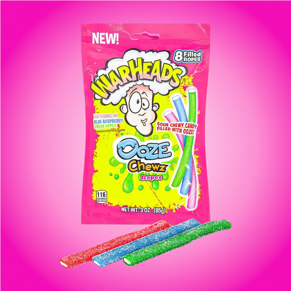 Warheads Ooze Chews Ropes