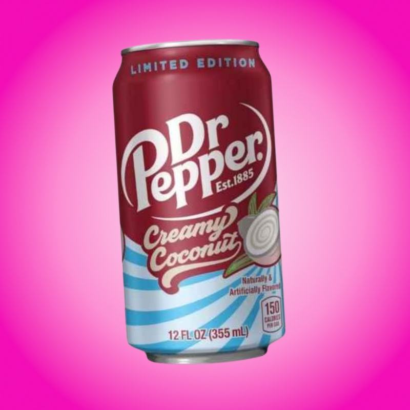 Limited Edition USA Dr. Pepper Creamy Coconut 355ml