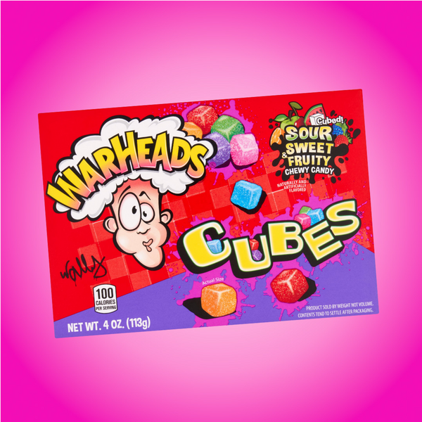 USA Warheads Sour Chewy Cubes Theatre Box