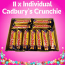 Cadbury Crunchie Chocolate Postal Box - 11 X Cadbury Crunchie Bars Per Box