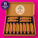 Cadbury Crunchie Chocolate Postal Box - 11 X Cadbury Crunchie Bars Per Box