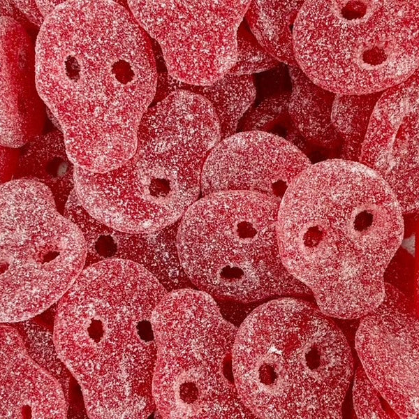 Groovy Sweets Pick N Mix Grab Bag - Fizzy Red Skulls 250g
