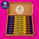 Cadbury Flake Chocolate Postal Box - 10 x Cadbury Flake Bars per box