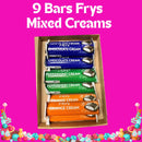 Fry's Cream -  Chocolate Postal Box - 9 x 49g bars (full size) per box
