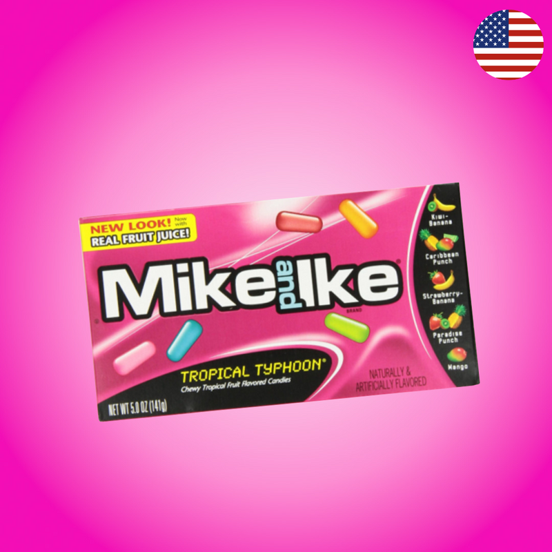USA  Mike And Ike Tropical Typhoon Theatre Box Original Chewy Candy 141g